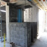 10_Brick wall for Shaft service near Lift  Building B