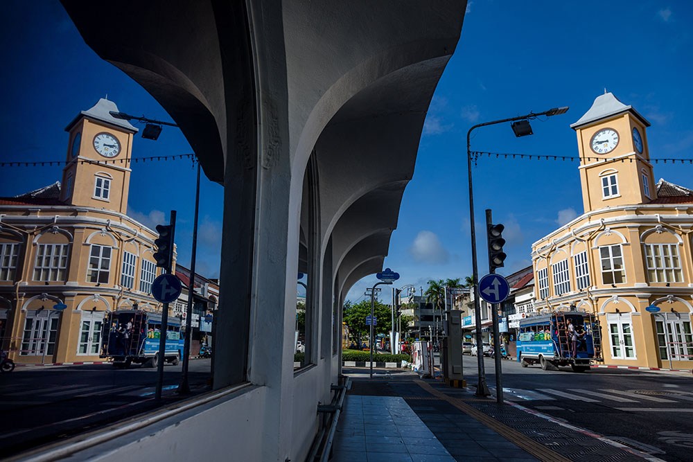 Sino-Portuguese Building, the old Building in Phuket Old Town, Phuket